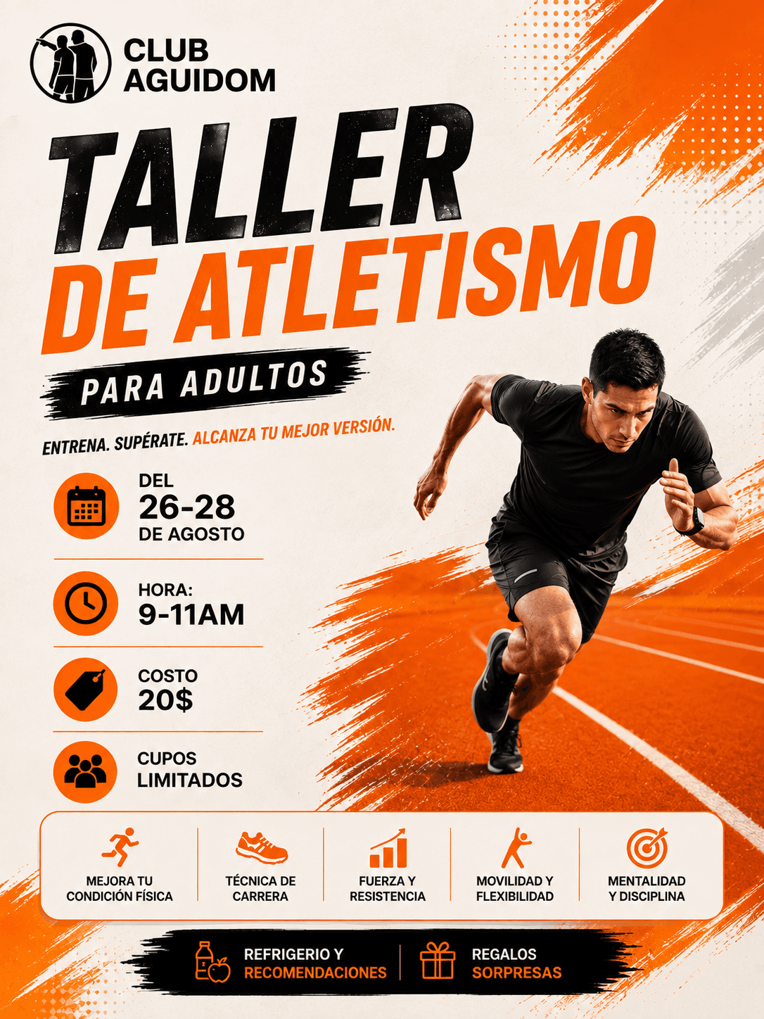 Taller de atletismo para adultos